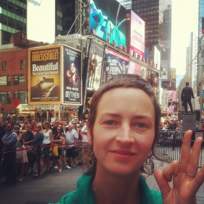 JULY 30th: Expansive, PEACEFUL bliss in the center of Times Square today. ‪ -Eliza Starbuck #‎loveblaster‬ ‪#‎timessquareshaman‬ ‪#‎anythingispossible‬ ‪#‎holdingspace‬